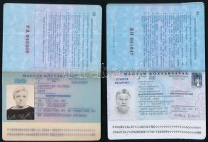 1993-2003 Magyar Köztársaság által kiállított fényképes útlevél, 2 db