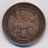 Sebestyén Sándor (1949-) 1989. "MÉE - 200 éves a sátoraljaújhelyi Kossuth Lajos Gimnázium"...