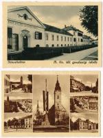 Több mint 100 1940 körüli, jó állapotú használatlan városképes lap a történelmi Magyarország terület...