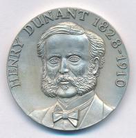 Németország 1984. Henry Dunant kétoldalas jelzett Ag emlékérem (19,03g/0.900/32,5mm) T:1 Germany 1984. Henry Dunant two-sided, marked Ag medallion (19,03g/0.900/32,5mm) C:UNC