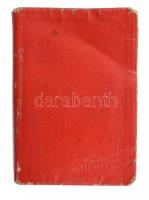 1943 Orvosi zsebkönyv, kissé megviselt állapotban