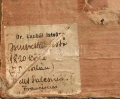 Jelzés nélkül, feltehetően a XIX. sz. első felében működött ismeretlen festő alkotása: Szalézi Szent...