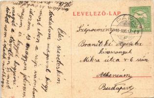 1910 Pápa, Római katolikus iskola, Mihály villa. W.L. (?) 341. (EK)