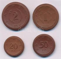 Német Birodalom / Weimari Köztársaság / Szászország 1921. 20pf-2M porcelán szükségpénz a "Meiss...