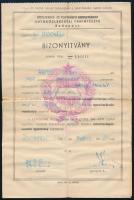 1981 Magyar Népköztársaság vezetői engedély és vizsgabizonyítvány