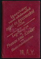 1910 Bp., MÁV igazolvány vasúti alkalmazottak nejei és gyermekei részére