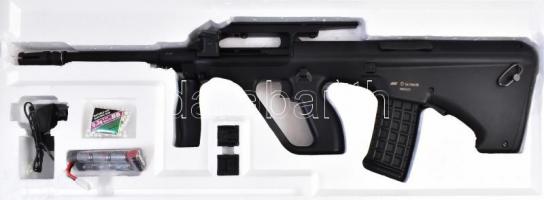 ASG Steyr Mannlicher AUG A2 6 mm airsoft puska, tartozékaival, új akkumulátorral, töltővel, leírássa...