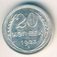 Szovjetunió 1927. 20k Ag T:1/2+