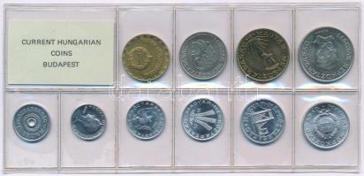 1985. 2f-20Ft (10xklf) érmés forgalmi sor fóliatokban T:1 Adamo FO18