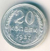 Szovjetunió 1927. 20k Ag T:1/2+