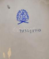 Herendi Viktória mintás négyrészes asztali kínáló, kézzel festett, jelzett, kis kopásnyomokkal, 36×3...