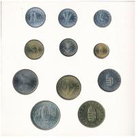 1993. 10f-200Ft (11xklf) forgalmi sor dísztokban, benne 1993. 200Ft Ag "MNB", "Magyar...