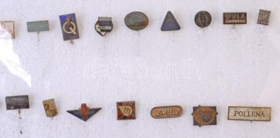 54db vegyes külföldi szocialista jelvény T:vegyes
54pcs of mixed socialist badges C:mixed