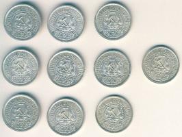 Oroszország/Szocialista Szövetségi Szovjet Köztársaság 1922. 15k Ag (10x) T:2-,2/3