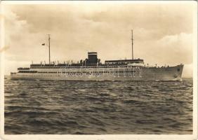 TS "Tannenberg" / Hamburg America Line steamship. Kunstfoto A. Klein (Kiel)