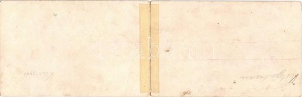 Kolozsvár, Cluj; két részes kihajtható panorámalap / 2-tiled folding panoramacard (r)