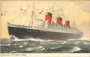1959 Cunard Line RMS Queen Mary, British ocean liner s: G. E. Turner (EK)