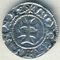 1382-95. Denár Ag ÉH. 442a variáns "UNGARI" (E) hiányzik! T:3