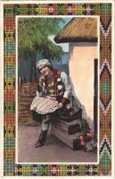 1917 Ukrainian folklore, traditional costumes + K.u.K. Infanterie-Regiment Nr. 92. Regimentsstab (EK)