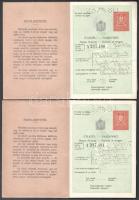 1931-1932 Magyar Királyság fényképes útlevelei, bejegyzések nélkül