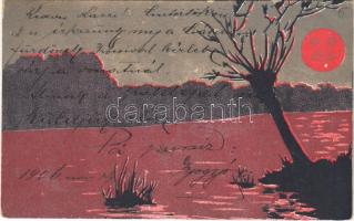 1906 Landscape art postcard. B.K.W.I. 911-6. (EK)