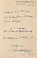 Adolf Hitler: Mein Kampf. Zwei Bände in einem Band. Ungekürzte Ausgabe. München, 1938, Zentralverlag...