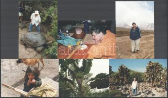 cca 2000-2001 Vegyes uti fotó tétel, 15 db, közte Equador, Zimbabwe, Amazonas, Galapagos, Santa Cruz...