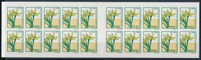 Flower self-adhesive stamp-booklet, Virág öntapadós bélyegfüzet
