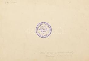 1921 Bp. I. Tárnok utca 22., Tellér Frigyes gordonka iskolája és Révész Dezső rendező, gyermekművész...