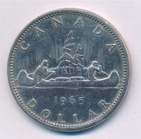 Kanada 1965. 1$ Ag "II. Erzsébet" T:2,2- Canada 1965. 1 Dollar Ag "Elizabeth II"...