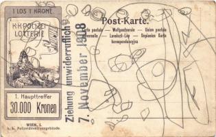 1848-1908 Viribus Unitis 60. K.k. Polizeidirektionsgebäube / Ferenc József császár uralkodásának 60....