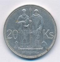 Szlovákia 1941. 20K Ag Cirill és Metód T:2 Slovakia 1941. 20 Korun Ag St. Kyrill and St. Methodius C:XF Krause KM#7.1