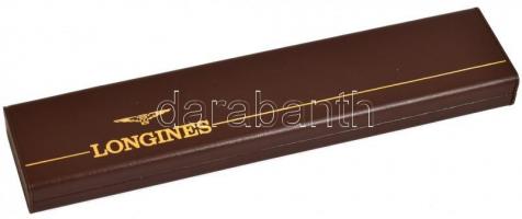 Longines kézi felhúzós svájci karóra eredeti bőr szíjjal, jelzett koronával, újszerű NOS állapotban,...