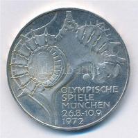 NSZK 1972F 10M Ag Müncheni Olimpia - Stadion T:1-,2 (PP) patina FRG 1972F 10 Mark Ag Münich Olympics - Stadium C:AU,XF (PP) patina Krause KM#133