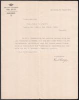 1902 Karlsbad, Karl Bayer karlsbadi ostyasütő levélpapírjai, 2 db