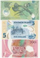 Pápua Új-Guinea 2014. 2K + Salamon-szigetek 2019. 5$+ Vanuatu 2014. 200V T:I
Papua New Guinea 2014....