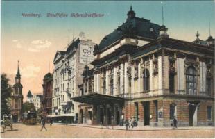 Hamburg, Deutsches Schauspielhaus / theatre, tram