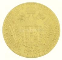 Ausztria 1915. 1D Au "Ferenc József" utánveret (3,49g/0.986) T:1- / Austria 1915. 1 Ducat ...