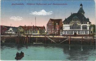 Geestemünde (Bremerhaven), Fischerei-Restaurant und Seemannsheim / fishing port, restaurant, sailors home