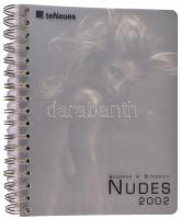 2002 Művészi aktfotó naptár, Andreas H. Bitesnich fekete-fehér fotóival, teNeues / artistic nude calendar