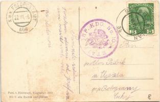 1915 Selzthal, Selztal (Steiermark); general view with railway station + "ETAPP. GRP. KDO. No. ...