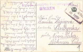 1917 Bressanone, Brixen (Südtirol); Neue Artillerie-Kaserne / K.u.K. military artillery barracks + &...