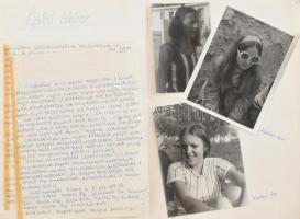 1969-1973 A budapesti Teleki Blanka Gimnázium Radnóti Miklós osztályának kézzel írt naplója, fénykép...