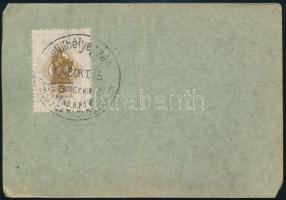 1943 Fegyvertartási engedély vadászfegyverhez, hátoldalán okmánybélyeggel