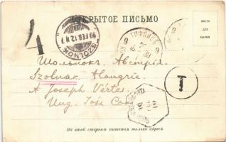 1899 (Vorläufer) Odessa, Odesa; Le Theatre, La Bourse, Port Pratique, Monument du duc de Richelieu /...