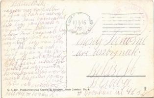 1916 Tuzla, street view, K.u.K. soldier, shops (EK)