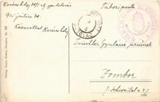 1915 Konjic, bridge, mosque + "M. kir. 30. népf. gy. ezr. I. zlj. gépfegyverosztag parancsnoksá...