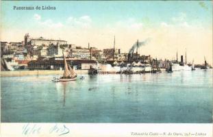 1906 Lisboa, Lisbon; port, steamship