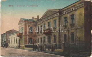 1916 Stryi, Stryj; Dom Dr. Fruchtmana / Dr. Fruchtmans house + K.u.K. Festungsspital in Rozwadow (worn corners)