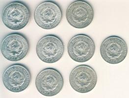 Szovjetunió 1927. 20k Ag (13x) T:2-,2/3,3+